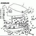 E10RCTR Motor cover-evinrude