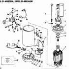 E115TXCTE Electric starter & solenoid american bosch 17916-20-mo30...