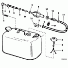 E40RWLTR Fuel tank without gauge