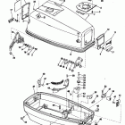 E50BECTA Motor cover-evinrude