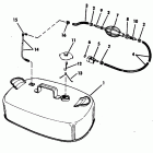E5RHCTA Fuel tank assy. - 3 gal