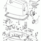 E70ELCTE Engine cover -evinrude