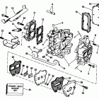 E8SRLCTA Cylinder & crankcase-4.5 & intake manifold