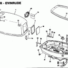 E25RCNB Motor cover - evinrude