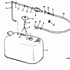 E35ELCND Fuel tank without gauge