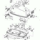 E50BECNR Motor cover - johnson