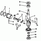 E8RLCNR Crankshaft & piston - 4.5