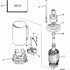 E90MLCNB Electric starter - prestolite models poc-4001