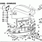 E10RCID Motor cover - evinrude