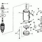 E60TLCIA Electric starter & solenoid prestolite model mkw-4008