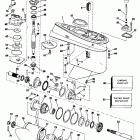 E60TLCIA Gearcase, electric start