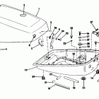 E8RCIC Motor cover,7.5  evinrude models