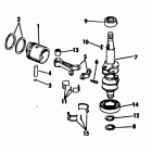 E8RLCIC Crankshaft & piston-7.5