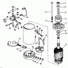 E90TXCIM Electric starter & solenoid american bosch 17916-20-m030...