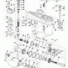 E60ELCSR Gearcase, rope start