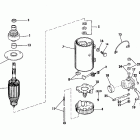 E60ELCSR Electric starter & solenoid prestolite model mkw-4008