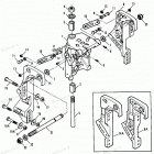 H070412PE Swivel Bracket-stern Brackets (power Trim)