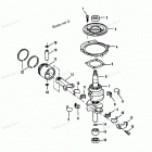 H0093E92A Crankshaft And Piston (88a-92b & Ser. # E000001 Thru E12...