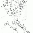 H0152L92B Tiller Handle And Throttle Linkage (84a-92b & Ser. # E00...