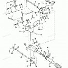 H0153E92B Tiller Handle And Throttle Linkage (84a-92b & Ser. # E00...