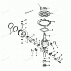 H0093L91C Crankshaft And Piston (88a-92b & Ser. # E000001 Thru E12...