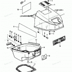 H0153F91A Top Cowl (90a Thru 92b & Ser. # E000001 Thru E127699)