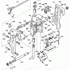 H0507E91B Swivel Bracket And Stern Brackets (manual Tilt Models)