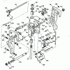 H0507P91C Swivel Bracket And Stern Brackets Manual Tilt Models