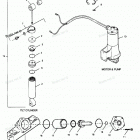 H0908F90B Parts Breakdown Tilt Cylinder, Trim Cylinder, Motor & Pu...