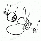 H0908G90B Straight Hub Props