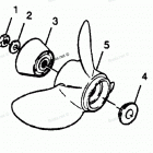 H120LD90A Straight Hub Props