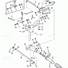 H0092B89A Tiller Handle And Throttle Linkage (84a-92b & Ser. # E00...