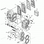 H0507G89D Cylinder Block, Head And Exhaust Chest Cover