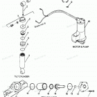 H0856K89B Parts Breakdown Tilt Cylinder, Trim Cylinder, Motor & Pu...