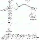 H0856L89B Parts Breakdown Tilt Cylinder, Trim Cylinder, Motor & Pu...