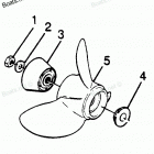 H0856W89B Straight Hub Props