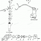 H0856X89B Parts Breakdown Tilt Cylinder, Trim Cylinder, Motor & Pu...