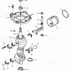 H0858R89C Коленвал и поршни
