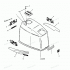 H1254A89C Engine Cover Maxum Models