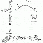 H1258D89B Parts Breakdown Tilt Cylinder, Trim Cylinder, Motor & Pu...