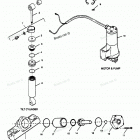 H1258F89B Parts Breakdown Tilt Cylinder, Trim Cylinder, Motor & Pu...