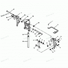 H1258F89B Swivel Bracket And Stern Brackets Models With Power Trim