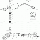 H1258F89D Parts Breakdown Tilt Cylinder, Trim Cylinder, Motor & Pu...