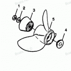 H1258H89C Straight Hub Props
