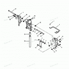 H1258M89C Swivel Bracket And Stern Brackets Models With Power Trim