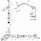 H1258X89E Parts Breakdown Tilt Cylinder, Trim Cylinder, Motor & Pu...