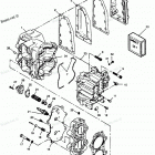 H0507H88D Cylinder Block, Head And Exhaust Chest Cover