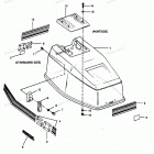 H0507X88C Engine Cover Bayliner Models