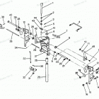 H0853F88B Swivel Bracket And Stern Brackets Models Wihout Power Tr...