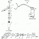 H0856X88B Parts Breakdown Tilt Cylinder, Trim Cylinder, Motor & Pu...